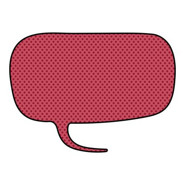 Sohbet baloncuğu yarım ton el çizimi renk vektörü çizimi