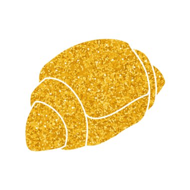 Altın renginde ayçöreği çizimi