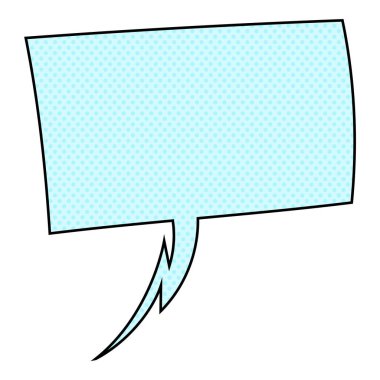 Sohbet baloncuğu yarım ton el çizimi renk vektörü çizimi