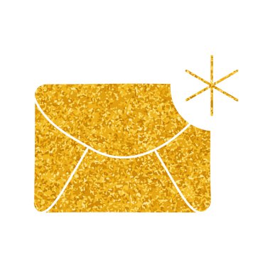 Altın rengi ile yeni e- posta çizimi