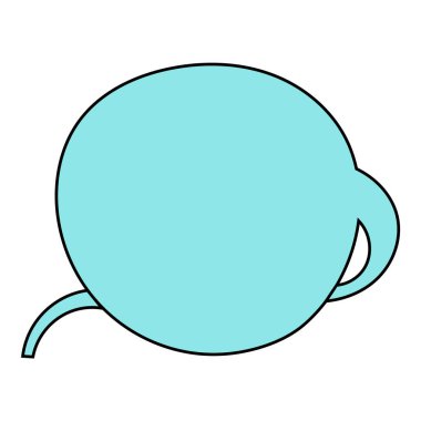 Sohbet baloncuğu el çizimi renk vektörü çizimi