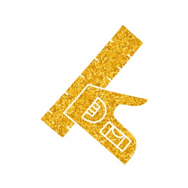 Ahşap işleme aracı, ayarlanabilir ölçü cetveli altın rengi çizer