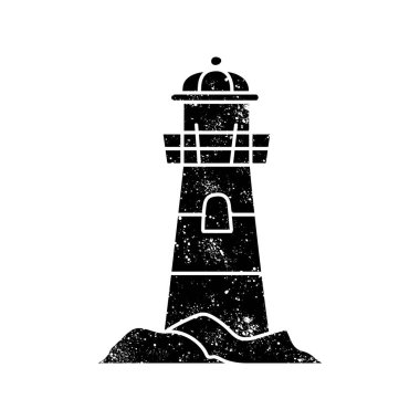 Açık renkli siyah el çizimi simgesi grunge görünümü