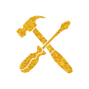 Altın renkli çizim ayarlanıyor