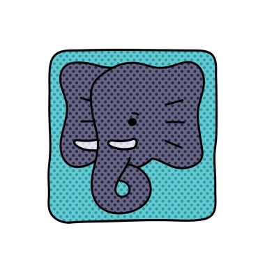 Fil yarım ton el çizimi renk vektörü çizimi