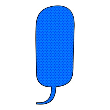 Sohbet baloncuğu yarım ton el çizimi renk vektörü çizimi