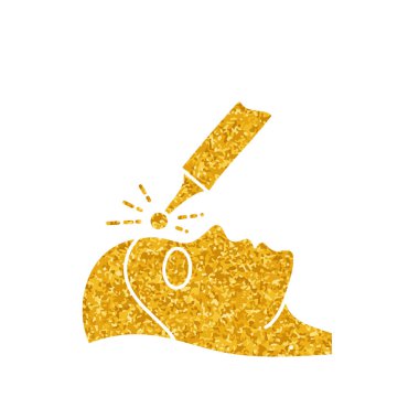 Altın renginde güzel cilt lazer tedavisi