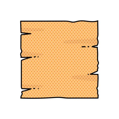 Klasik parşömen yarım ton el çizimi renk vektörü çizimi