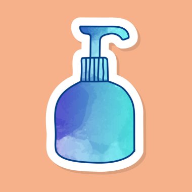 Antiseptik dezenfektan şişe rengi etiketi