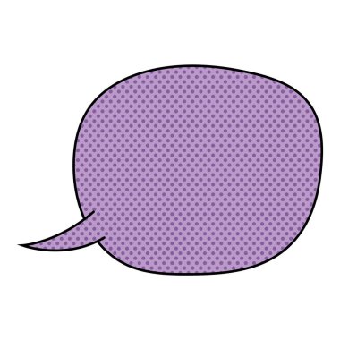 Sohbet baloncuğu yarım ton el çizimi renk vektörü çizimi