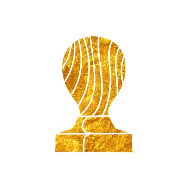 Kahve makinası altın rengi çiziyor.