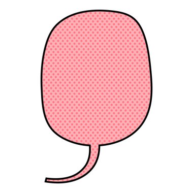 Sohbet baloncuğu yarım ton el çizimi renk vektörü çizimi