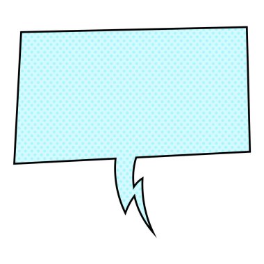 Sohbet baloncuğu yarım ton el çizimi renk vektörü çizimi