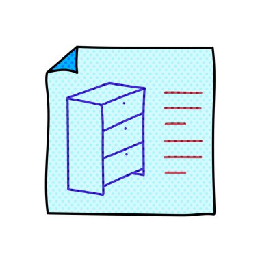 Kağıt yarım ton el yazısı üzerine ahşap işçiliği tasarımı renk vektörü çizimi