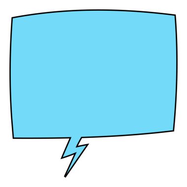 Sohbet baloncuğu el çizimi renk vektörü çizimi