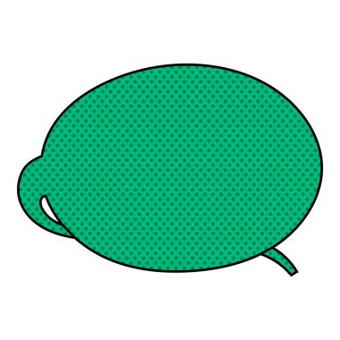 Sohbet baloncuğu yarım ton el çizimi renk vektörü çizimi