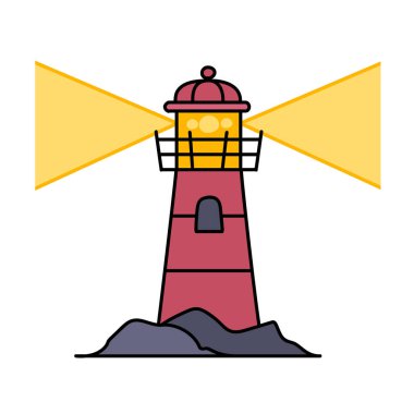 hafif ev çizilmiş renk vektörü çizimi