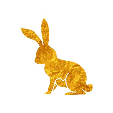 Altın renginde tavşan çizmek
