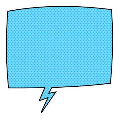 Sohbet baloncuğu yarım ton el çizimi renk vektörü çizimi