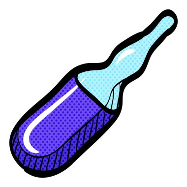 Ampul yarım ton simgesi elle çizilmiş renk vektörü çizimi