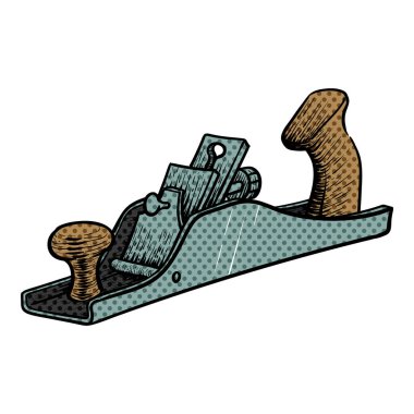 El düzlemi simgesi yarım ton renk vektör çizimi