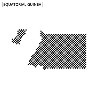 Grafik, Ekvator Ginesi 'nin özgün biçimini ve eğitici kullanım için ideal çevresinin vurgulandığı ana hatları gösteriyor..