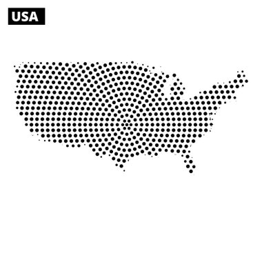 Kıtasal ABD haritası