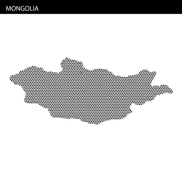 Moğolistan 'ın detaylı noktalı bir haritası. Şeklini soyut çizgiler ve kalıplarla yumuşak bir arkaplana karşı sergiliyor..
