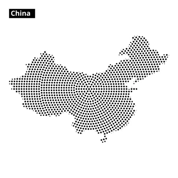 Çin 'in noktalı bir özeti, ülkenin geniş topraklarını gözler önüne seren beyaz bir arka plan karşısında coğrafi şeklini ve anahtar özelliklerini vurguluyor..