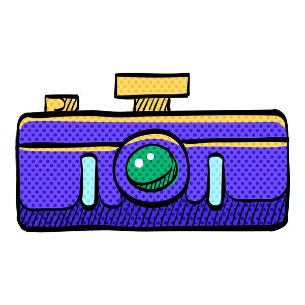 Panorama kamera yarım ton simgesi elle çizilmiş renk vektörü çizimi