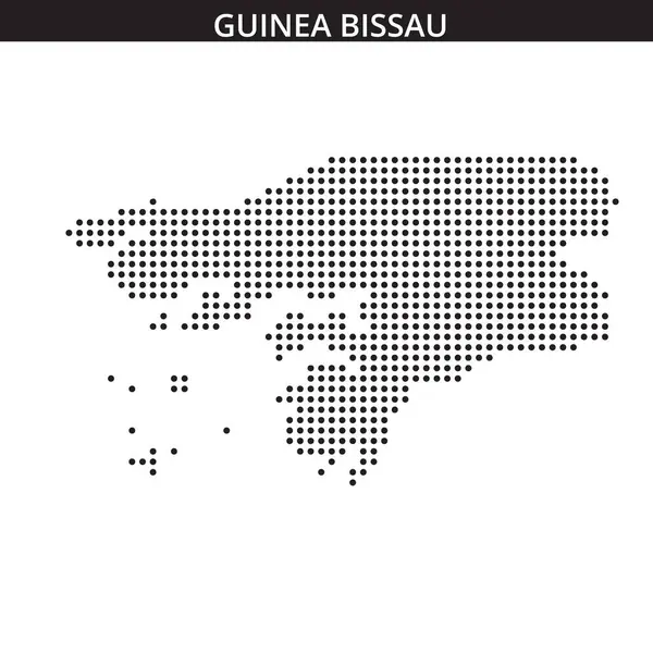 Bu görsel görüntüler, Gine Bissau 'nun özgün şeklini ve etrafındaki adaları yaratıcı bir tarzda vurgulayan noktalı bir ana hatlarını gösteriyor..