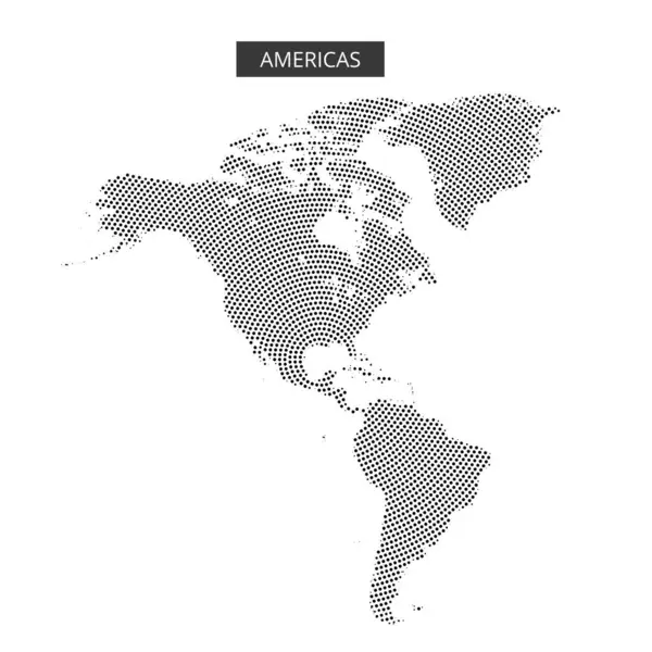 Noktalı bir harita Amerika 'yı gösteriyor, eşsiz bir sanatsal tarzda coğrafi özellikleri ve konumları vurguluyor.