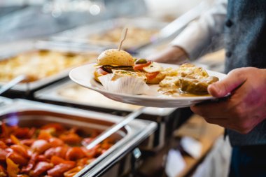 Düğün organizasyonları için açık büfe 