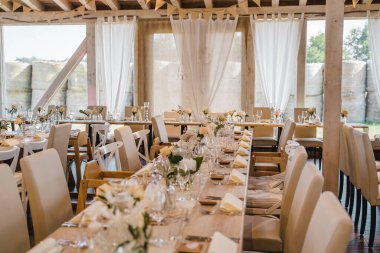 Düğün masası süsleme töreni çiçekleri. Yüksek kalite fotoğraf