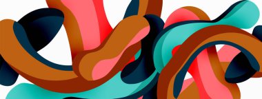 Yaratıcı geometrik duvar kağıdı. Sıvı dalga sıvısı arka planı şekillendirir. Duvar kağıdı, afiş, arkaplan veya iniş için tekno iş şablonu