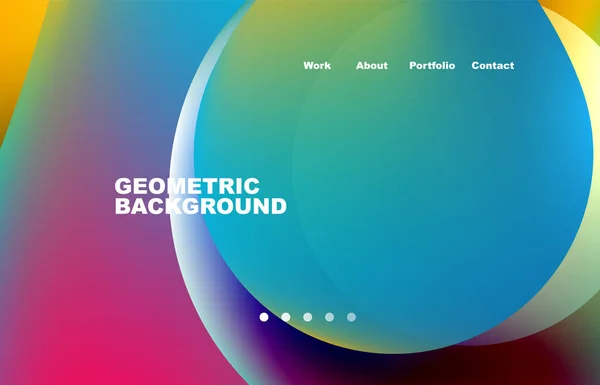Abstract Liquid Background Your Landing Page Design Web Page Website — Archivo Imágenes Vectoriales