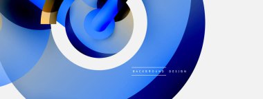 Soyut arkaplanı çember içine al. Duvar kağıdı afişi arkaplan kartı veya iniş sayfası için vektör illüstrasyonu