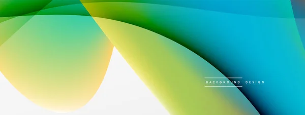 Fluid Color Abstract Background Liquid Gradients Wave Pattern Trendy Techno — Διανυσματικό Αρχείο