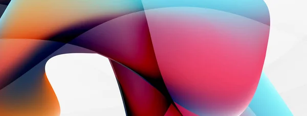 Fluid Color Abstract Background Liquid Gradients Wave Pattern Trendy Techno — 图库矢量图片