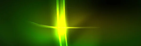 네온빛나는 에너지 추상적 디자인 — 스톡 벡터