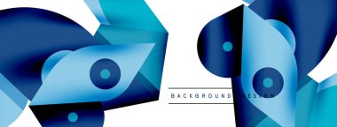 Yaratıcı parlak geometrik duvar kağıdı. Asgari soyut arkaplan. Daire çizgileri, duvar kağıdı arkaplanı veya iniş sayfası için kompozisyon vektör ilüstrasyonunu şekillendirir