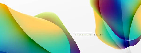 Fluid Color Abstract Background Liquid Gradients Wave Pattern Trendy Techno — Image vectorielle