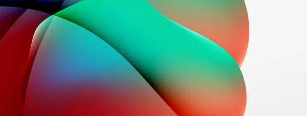 Fluid Color Abstract Background Liquid Gradients Wave Pattern Trendy Techno — Stockvector