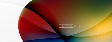 Abstract background. Fluid gradient color wave template for wallpaper, banner, background or landing