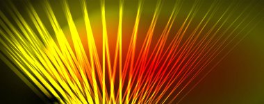 Işık demetleri, neon hatları soyut arkaplan. Duvar Kağıdı, Sancak, Arkaplan, Kart, Kitap İllüstrasyonu, İniş Sayfası