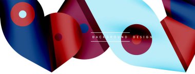 Minimum geometrik duvar kağıdı. Yaratıcı soyut arka plan. Duvar kağıdı arkaplanı ya da iniş sayfası için basit çizgiler ve daire kompozisyon vektör illüstrasyonu