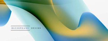 Akışkan renk soyut arkaplanı. Sıvı eğimleri, dalga desenleri. Duvar kağıdı, afiş, arkaplan veya iniş için moda tekno iş şablonu