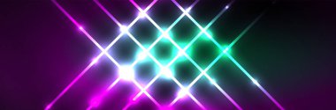 Neon parlayan sıvı dalga çizgileri, sihirli enerji uzay ışığı konsepti. Duvar kağıdı, afiş, arkaplan, broşür, katalog, kapak, broşür