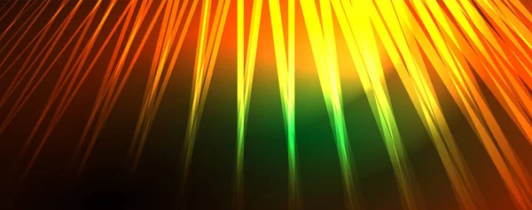 Promienie Świetlne Linie Neonów Abstrakcyjne Tło Ilustracja Wektorowa Tapety Sztandar — Wektor stockowy