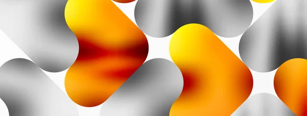 Pyöreät Muodot Ympyrä Geometrinen Abstrakti Tausta Vektorin Kuvitus Taustakuva Banner — vektorikuva